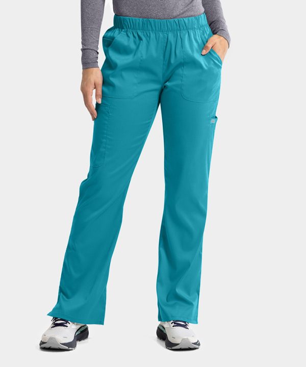 Women's Full Elastic Waistband Pant | 6801