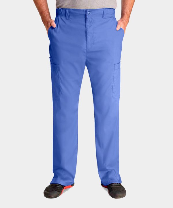 Men's Half Elastic Waistband Pant | 6851