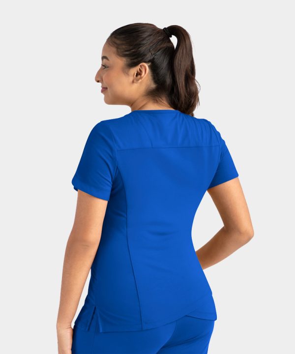 Alternative view of Women's Curved V-Neck Top | 20302