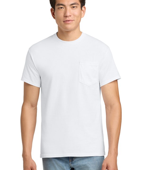 Gildan ® - Ultra Cotton ® 100% US Cotton T-Shirt with Pocket. 2300