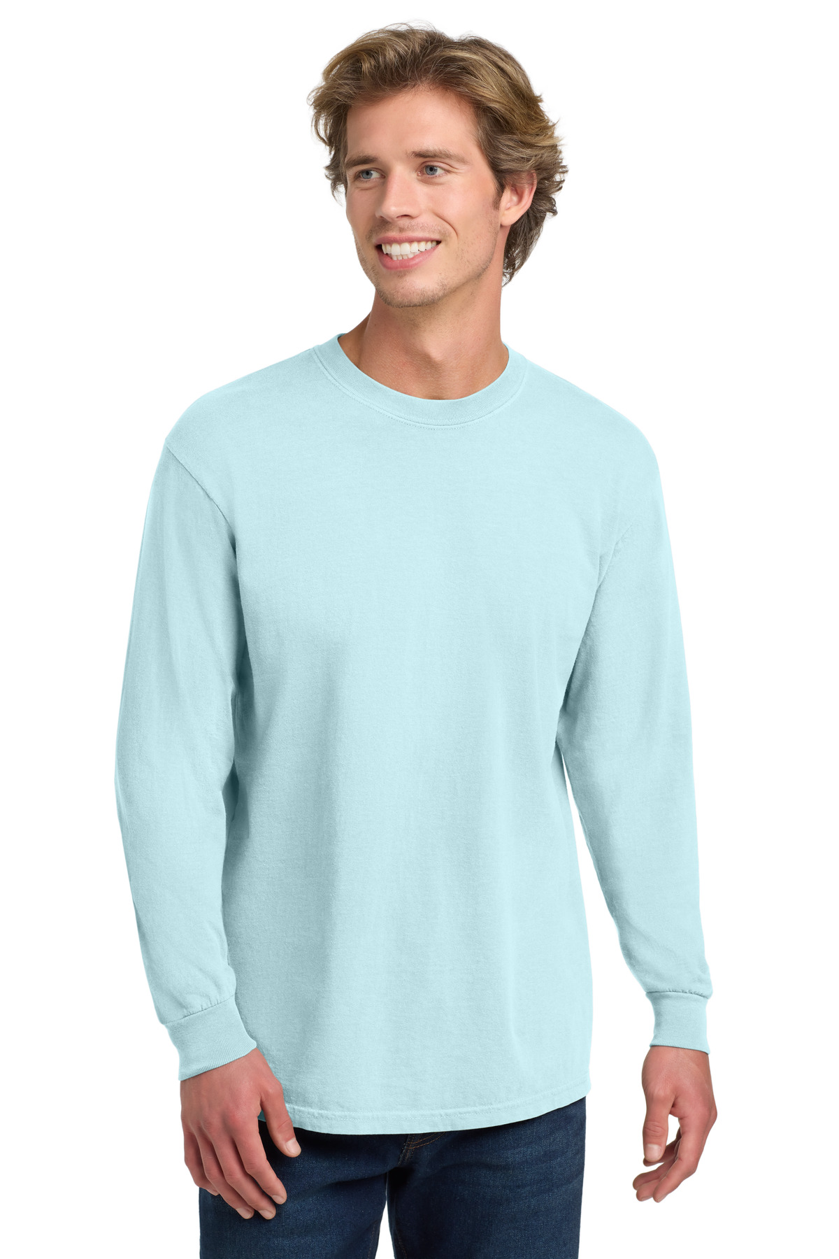 6014_chambray_model_front