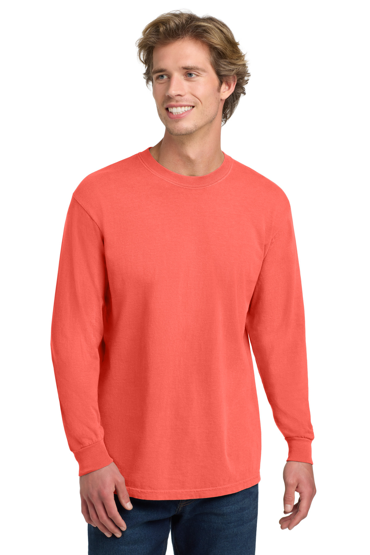 6014_neonredorange_model_front