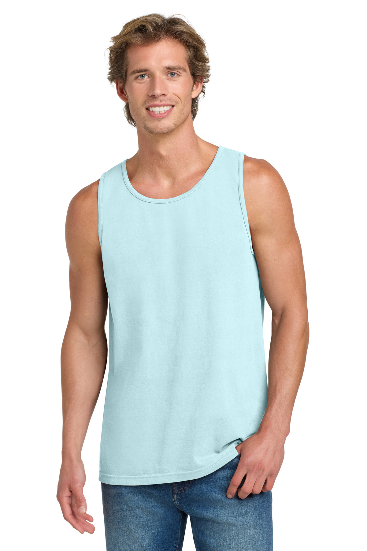 9360_chambray_model_front