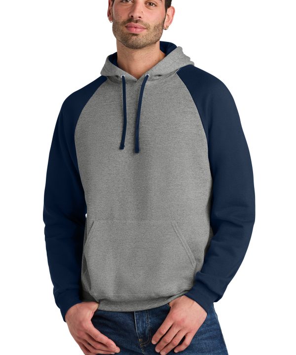 Jerzees ®  Unisex NuBlend ®  Colorblock Raglan Hoodie Sweatshirt 96C