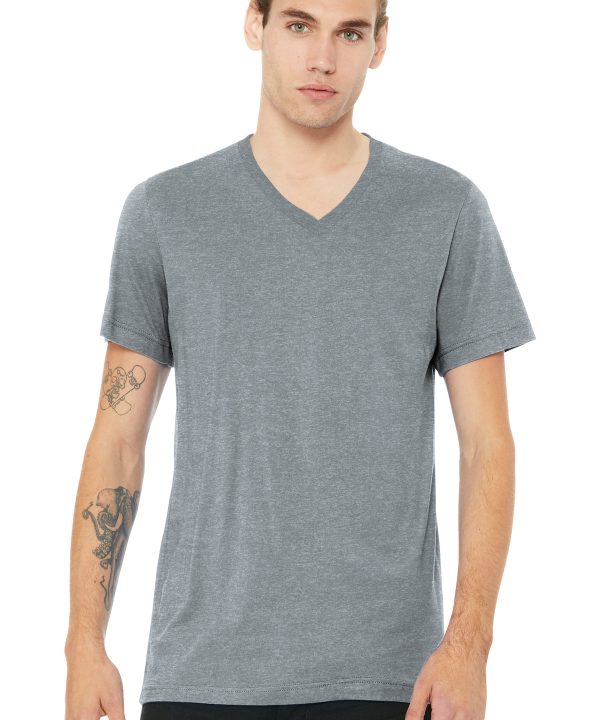 BELLA+CANVAS ®  Unisex Heather CVC V-Neck Tee BC3005CVC