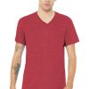 BC3005CVC_heatherred_model_front