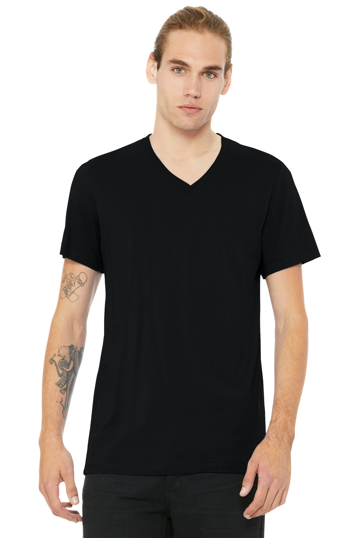 BC3005CVC_solidblackblend_model_front
