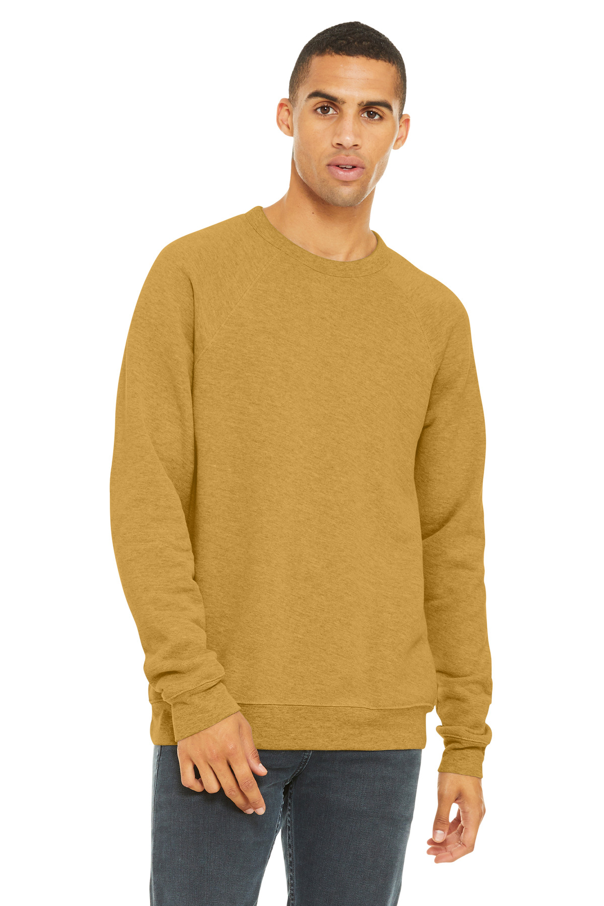 BC3901_heathermustard_model_front