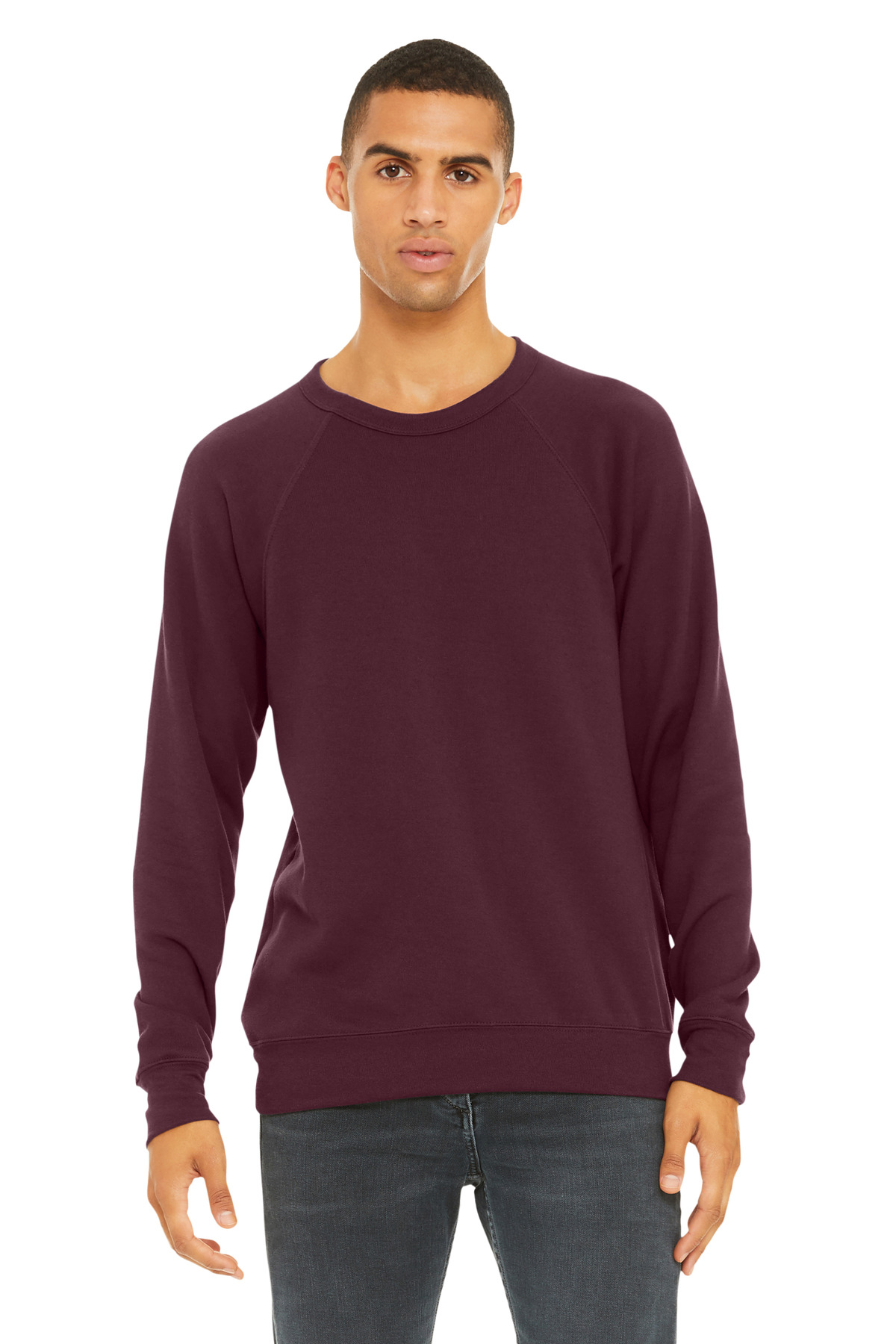 BC3901_maroon_model_front