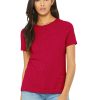 BC6400CVC_heatherred_model_front