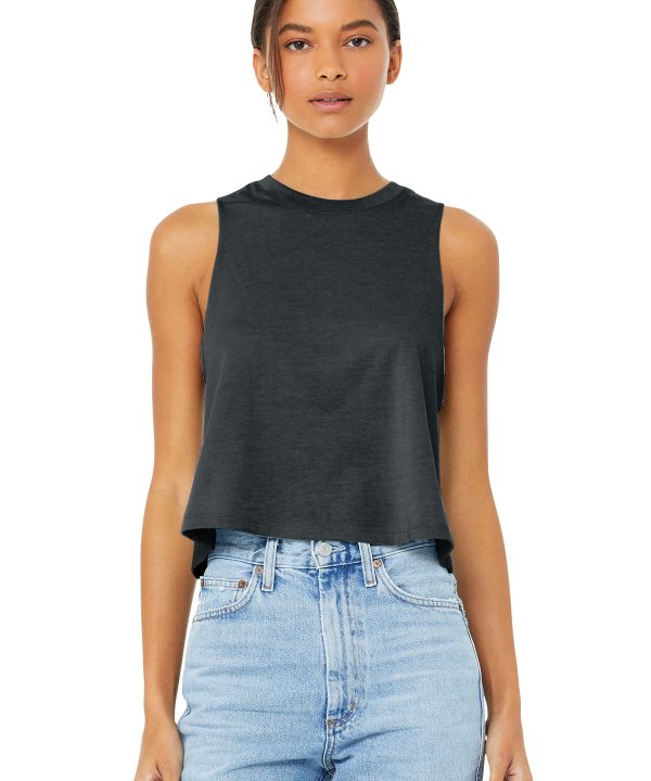 BELLA+CANVAS ® Women's Racerback Cropped Tank. BC6682
