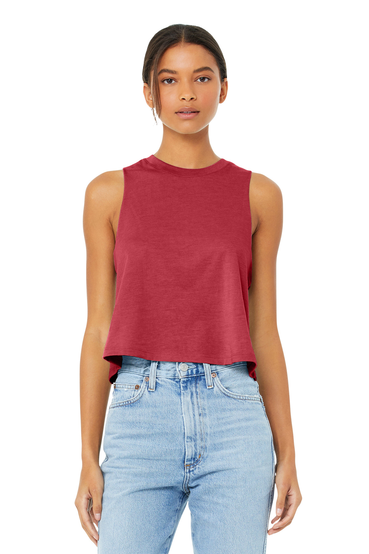 BC6682_heatherred_model_front