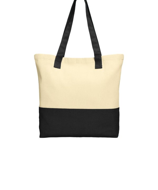 Port Authority ®  Colorblock Cotton Tote. BG414