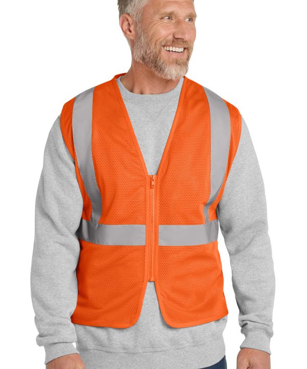 CornerStone  ®  ANSI 107 Class 2 Economy Mesh Zippered Vest. CSV101
