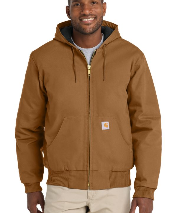 Alternative view of Carhartt  ®  Tall Quilted-Flannel-Lined Duck Active Jac. CTT106677