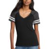 District  ®  Women's Game V-Neck Tee. DM476