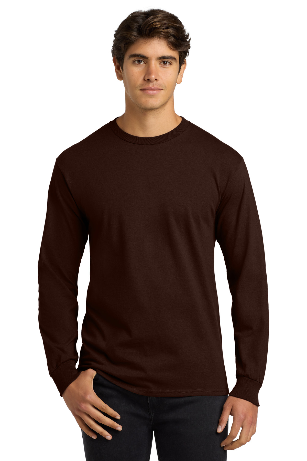 G2400_darkchocolate_model_front