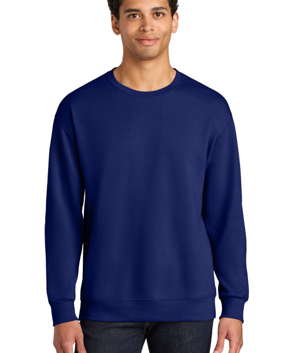 Jerzees Ultimate   Unisex CVC Ring Spun Crewneck Sweatshirt IC48M