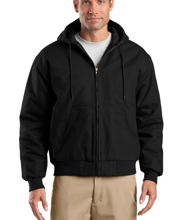 CornerStone ®  Tall Duck Cloth Hooded Work Jacket. TLJ763H