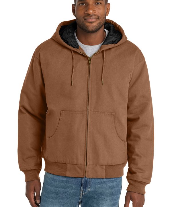 CornerStone ®  - Duck Cloth Hooded Work Jacket.  J763H