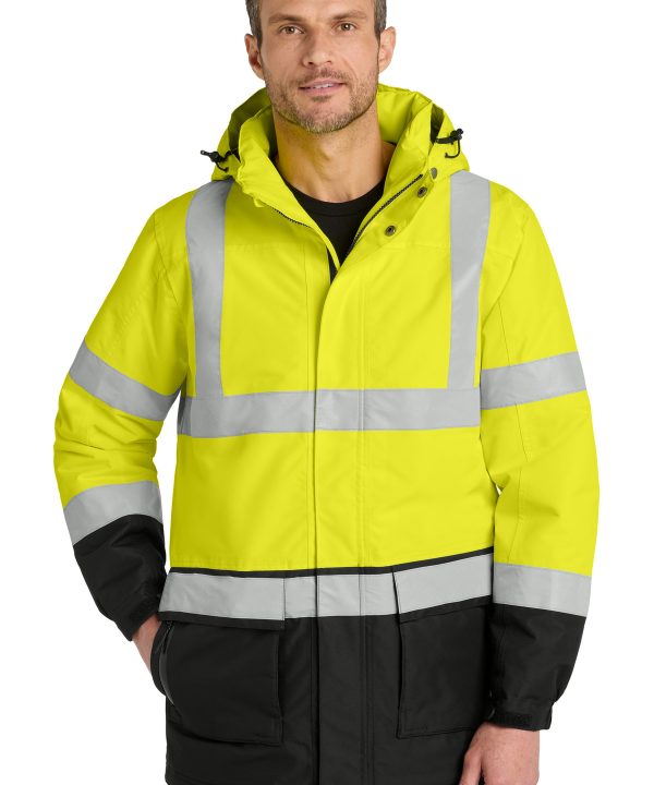 Port Authority ®  ANSI 107 Class 3 Safety Heavyweight Parka. J799S