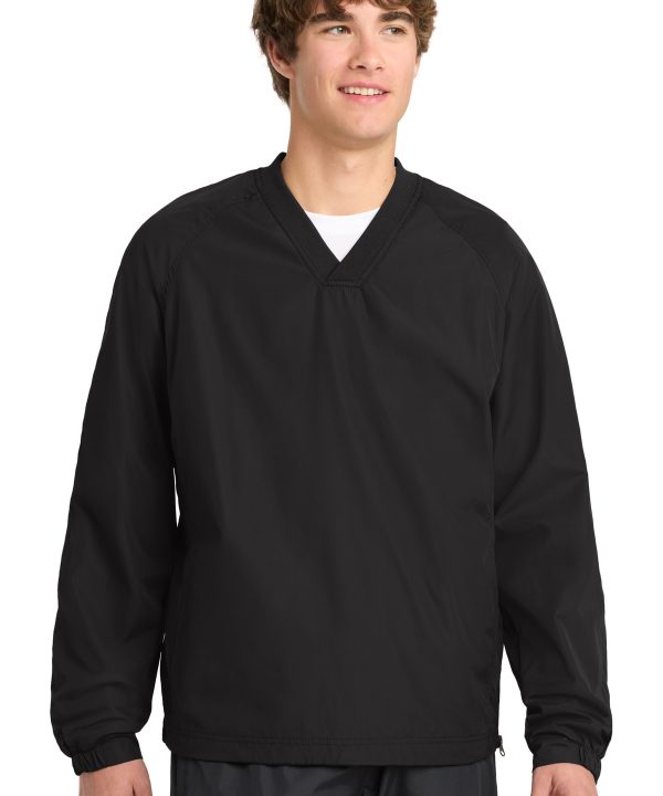 Sport-Tek ®  V-Neck Raglan Wind Shirt. JST72