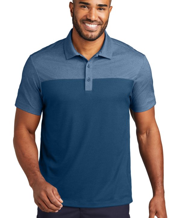 Port Authority ® Fine Pique Blend Blocked Polo K831