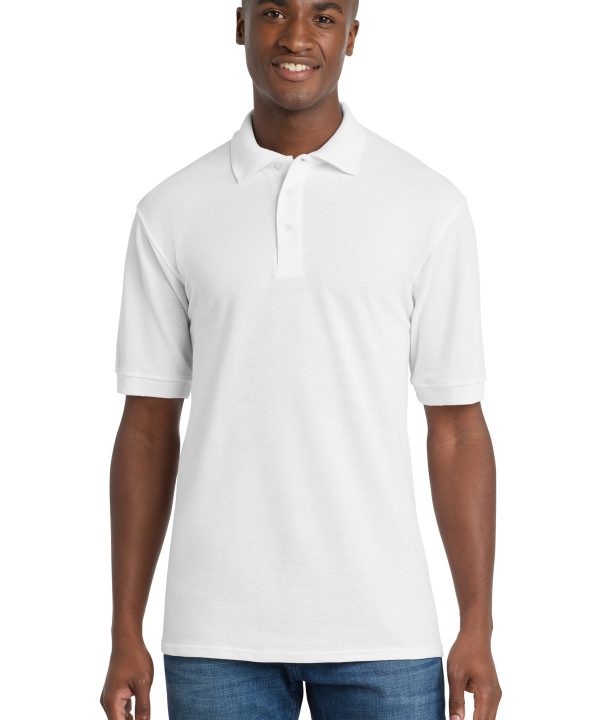 Port & Co   Core Blend Pique Polo. KP155