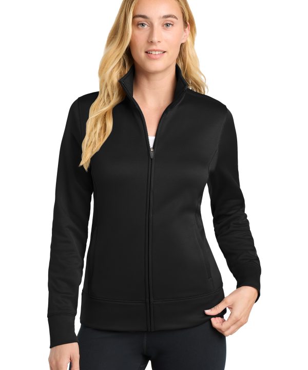 Sport-Tek ®  Women's Sport-Wick ®  Fleece Full-Zip Jacket.  LST241