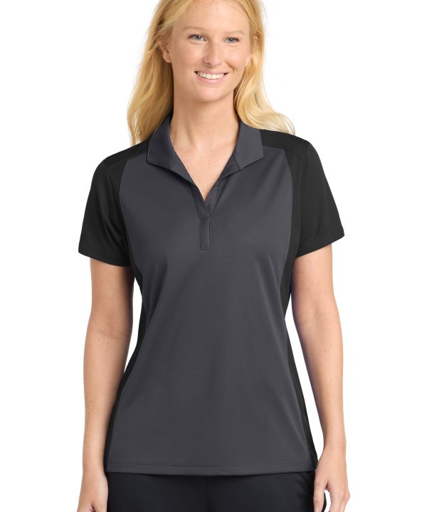 Sport-Tek ®  Women's Colorblock Micropique Sport-Wick ®  Polo. LST652