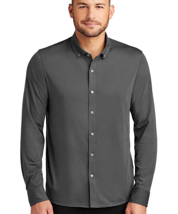 Mercer+Mettle ®  Stretch Jersey Long Sleeve Shirt MM1018