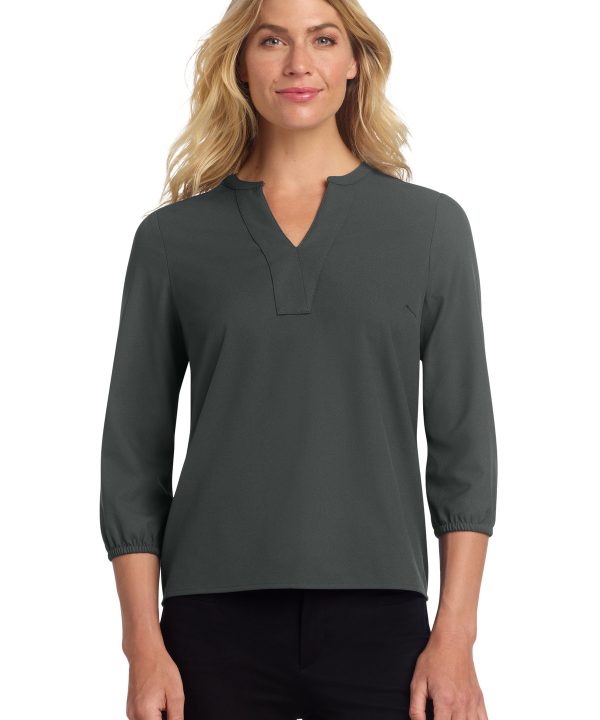 Mercer+Mettle ®  Women's Stretch Crepe 3/4-Sleeve Blouse MM2011