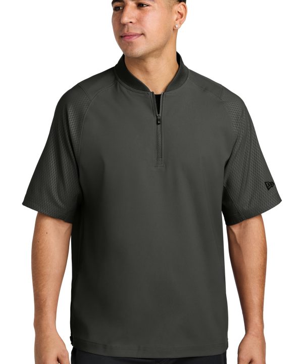 New Era  ®  Cage Short Sleeve 1/4-Zip Jacket. NEA600