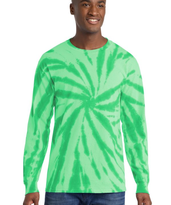 Port & Co   Tie-Dye Long Sleeve Tee.  PC147LS