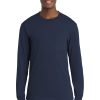Port & Co   Long Sleeve Essential Pocket Tee.  PC61LSP