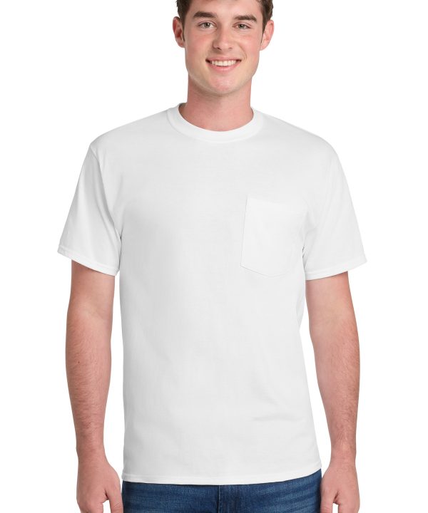 Port & Co Tall Essential Pocket Tee. PC61PT