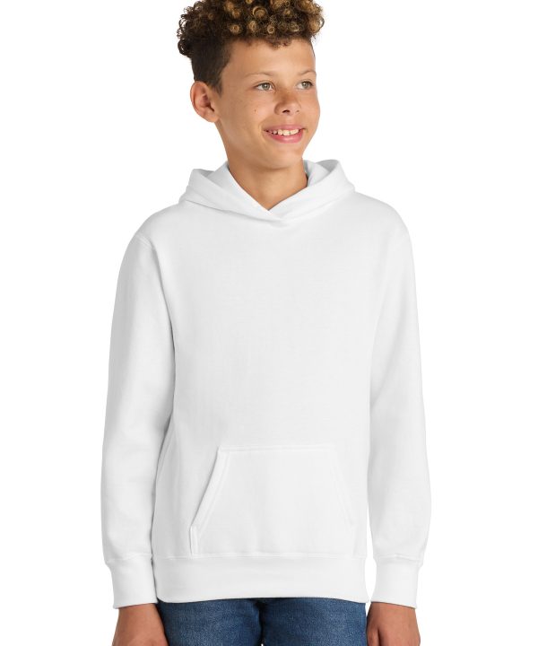 Port & Co   Youth Fan Favorite Fleece Pullover Hooded Sweatshirt. PC850YH