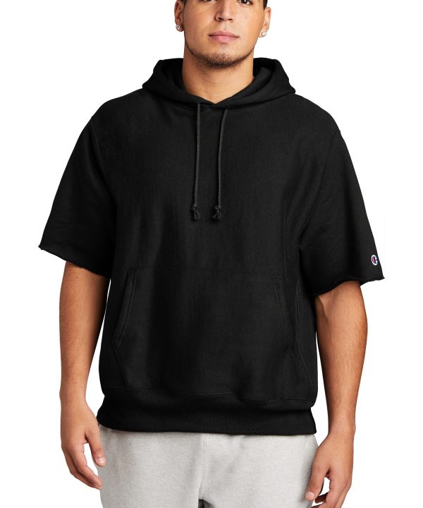Champion ® Reverse Weave ® Short Sleeve Hooded Sweatshirt S101SS