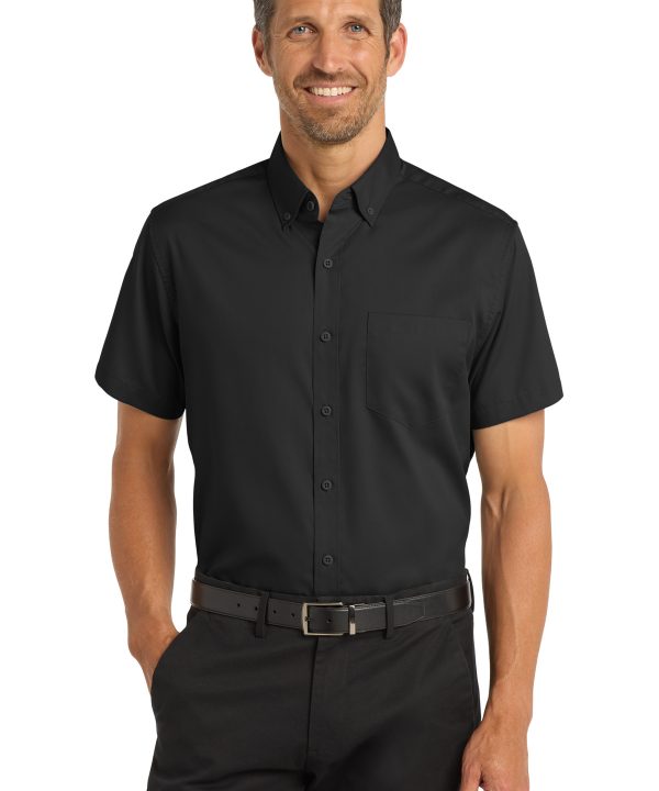 Port Authority ®  Short Sleeve SuperPro   Twill Shirt. S664