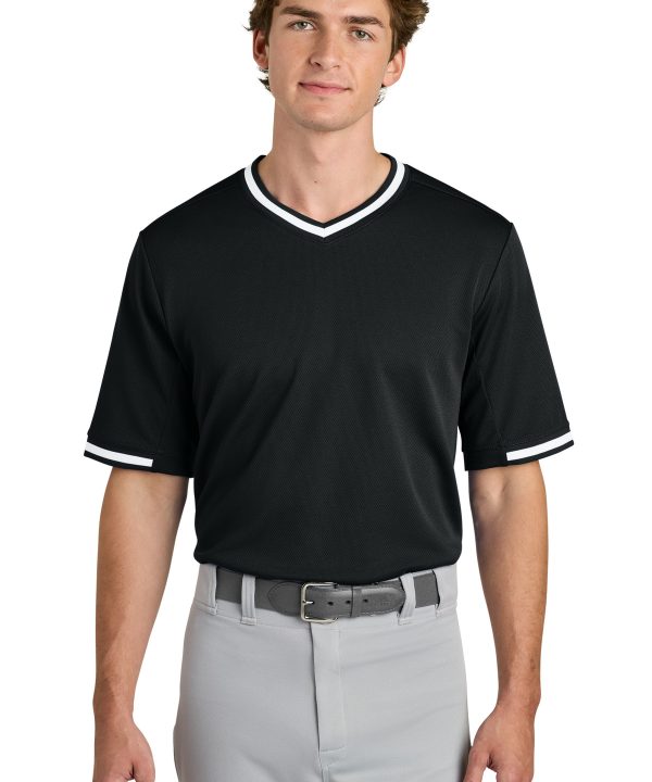 Sport-Tek ®  Tough Mesh V-Neck Baseball Jersey ST221