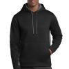 Sport-Tek ®  Sport-Wick ®  Fleece Colorblock Hooded Pullover. ST235