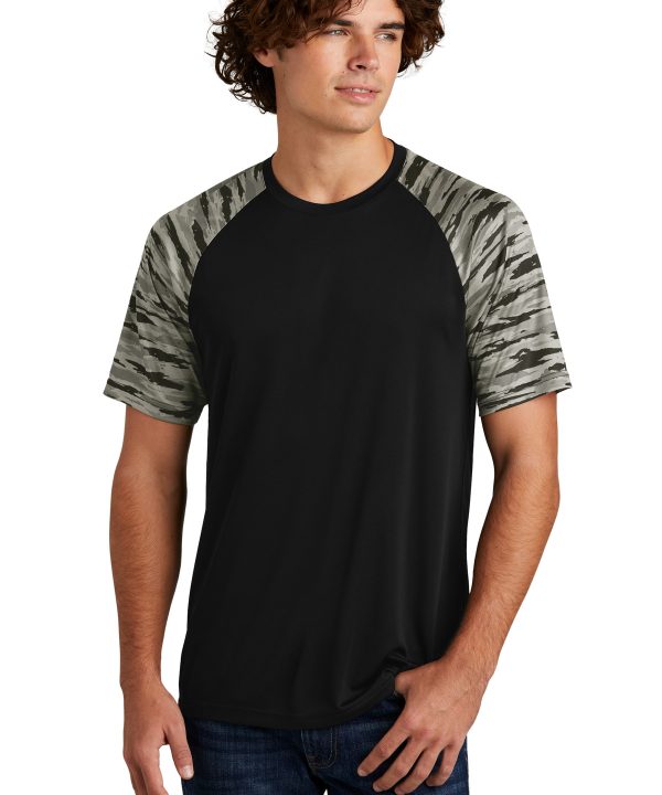 Sport-Tek ®  Drift Camo Colorblock Tee ST376