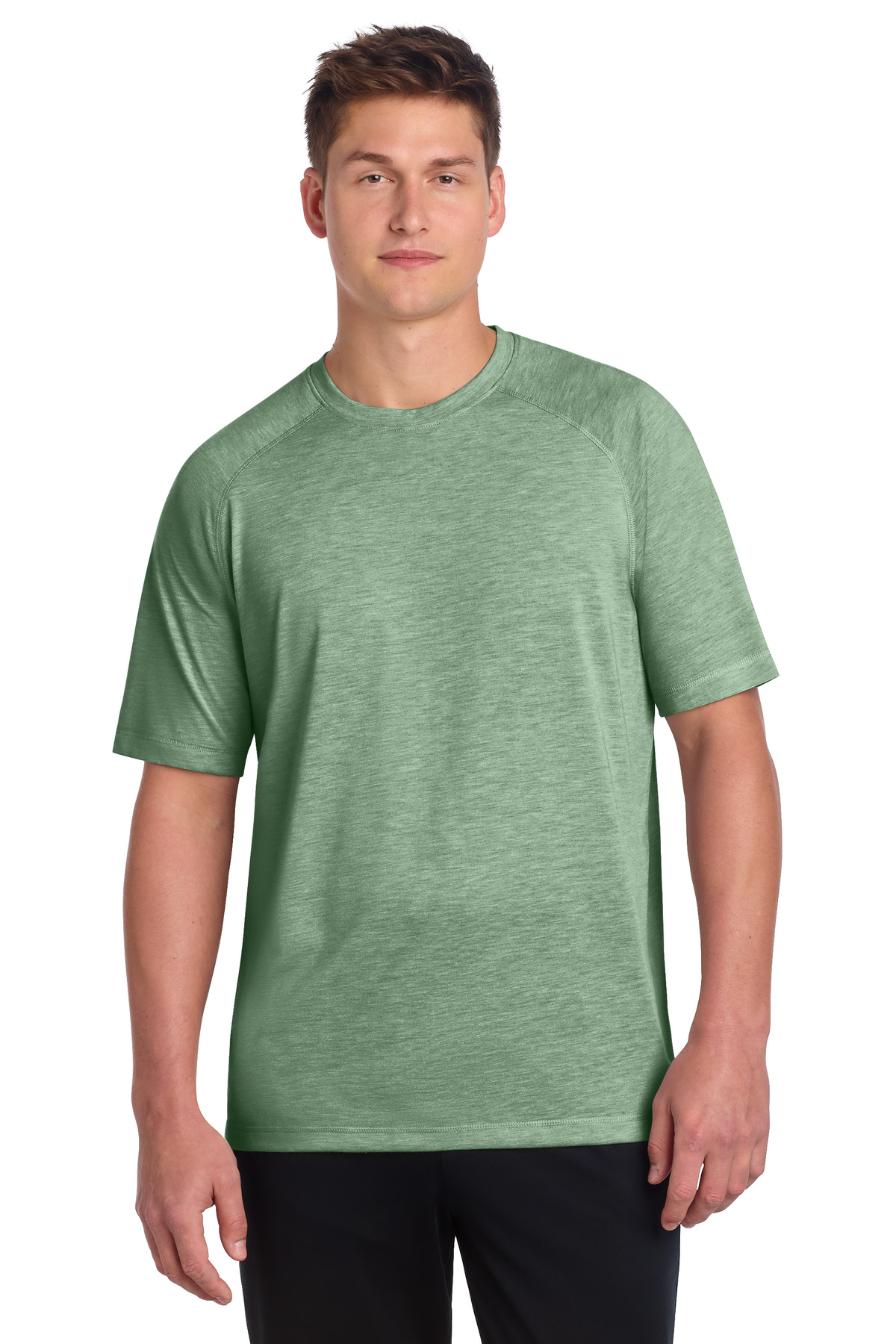ST400_forestgreenheather_model_front