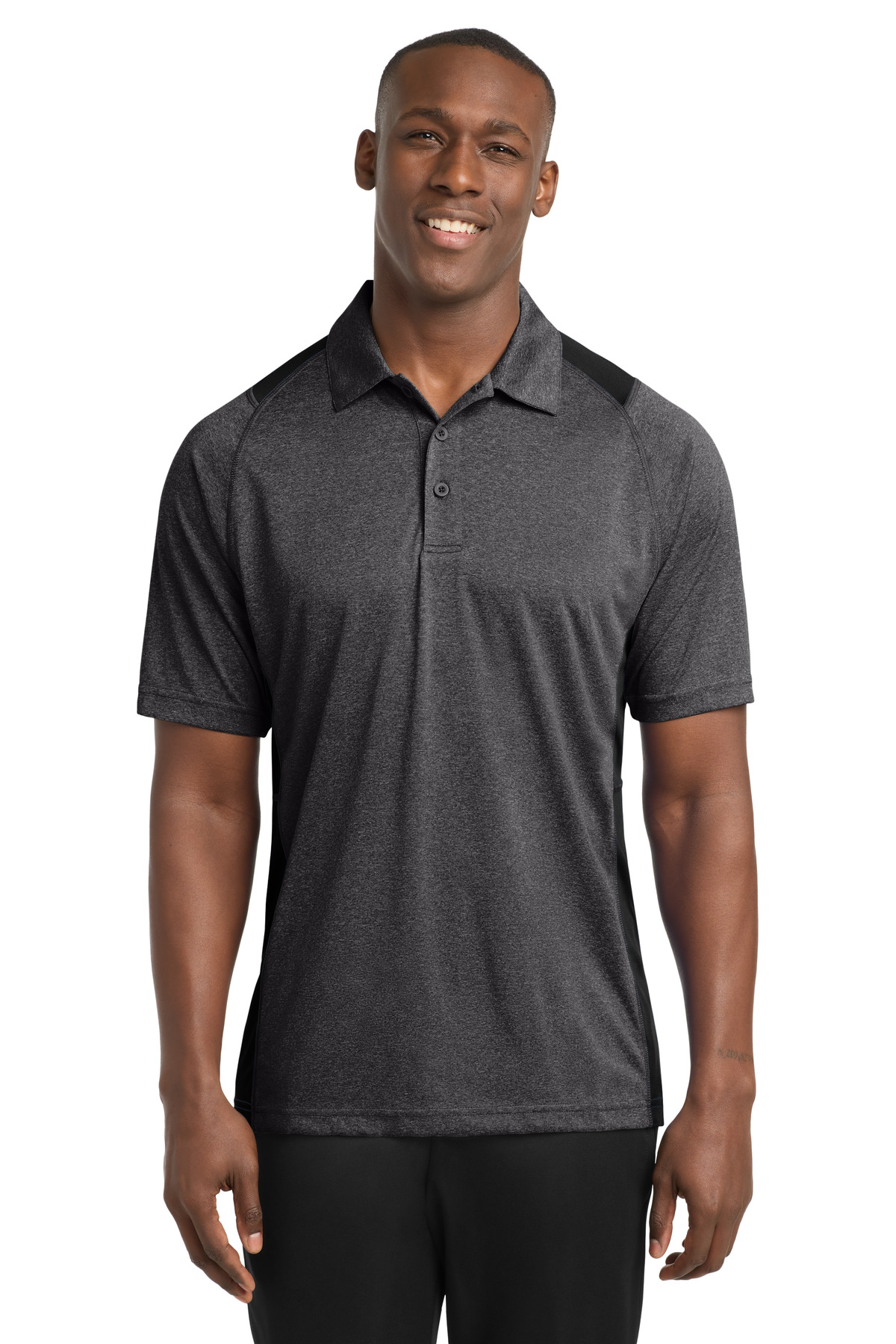 ST665_graphiteheatherblack_model_front