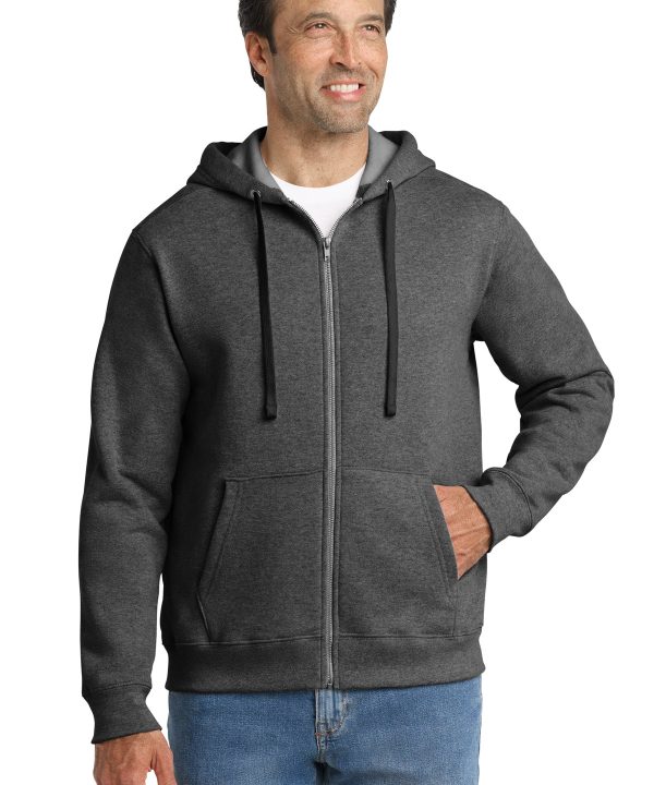 Volunteer Knitwear   Chore Fleece Full-Zip Hoodie VL130ZH