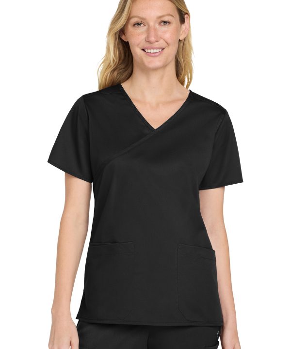 Wink ®  Women's WorkFlex   Mock Wrap Top WW4760