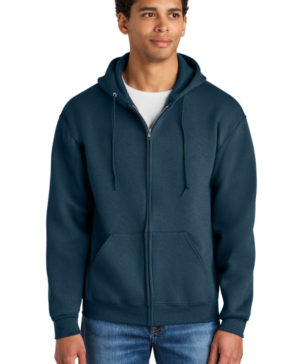 Jerzees Rugged   Unisex Full-Zip Hooded Sweatshirt Z12M