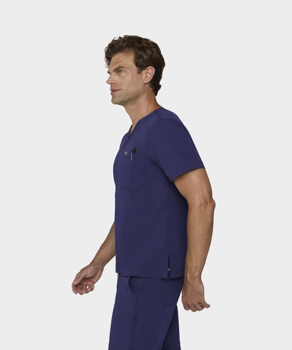Mens Tempo 1 Pocket V-Neck Top | T172 - Image 5